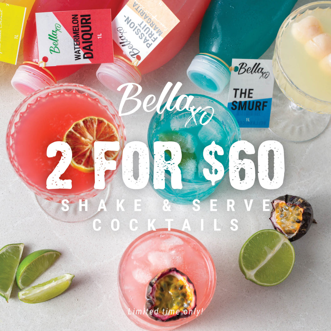 2 for $60 Cocktails